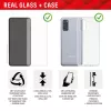 Displex apsauginis stiklas + dėklas Google Pixel 8 Pro, Eco montavimo rėmelis, atsparus įbrėžimams