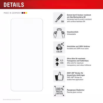 Displex Smart Glass (9H) – apsauginis stiklas, skirtas Xiaomi Redmi 14C, su montavimo lipdukais, nedūžtantis
