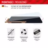 Displex Tablet Glass (9H), skirtas Samsung Galaxy Tab S10+, su Eco montavimo rėmeliu, nedūžtantis