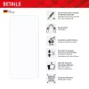 Displex Smart Glass (9H) Samsung Galaxy A36, montavimo lipdukas, nedūžtantis