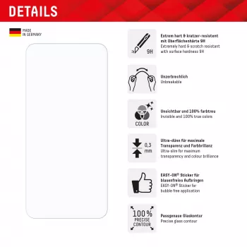 Displex Smart Glass (9H) Samsung Galaxy A36, montavimo lipdukas, nedūžtantis