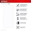 Grūdintas stiklo apsauginis stikliukas + dėklas, skirtas Samsung Galaxy A36, e.v.i., Eco montavimo rėmelis, atsparus įbrėžimams, permatomas