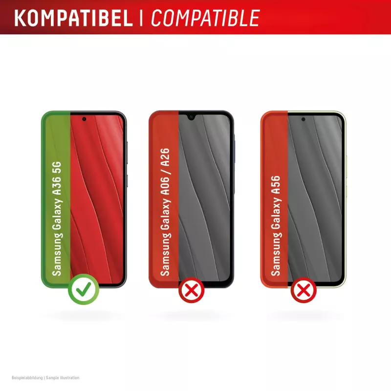 Grūdintas stiklo apsauginis stikliukas + dėklas, skirtas Samsung Galaxy A36, e.v.i., Eco montavimo rėmelis, atsparus įbrėžimams, permatomas