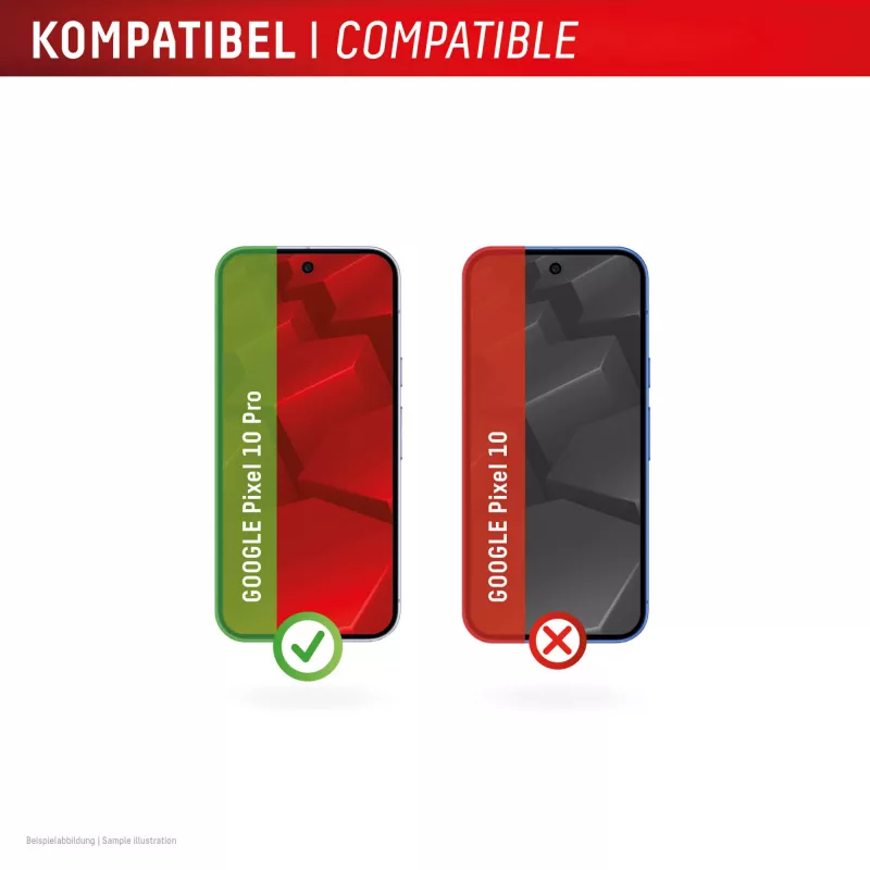 Displex Screen Protector + Dėklas Google Pixel 10 Pro, Eco montavimo rėmelis, atsparus įbrėžimams