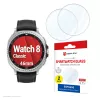 Apsauginis stiklas e.v.i. Displex 9H Glass, skirtas Galaxy Watch 8 (46 mm) — 2 vnt., itin plonas, be rėmelių, nuo pirštų atspaudų