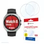 Apsauginis stiklas e.v.i. Displex 9H Glass, skirtas Galaxy Watch 8 (46 mm) — 2 vnt., itin plonas, be rėmelių, nuo pirštų atspaudų