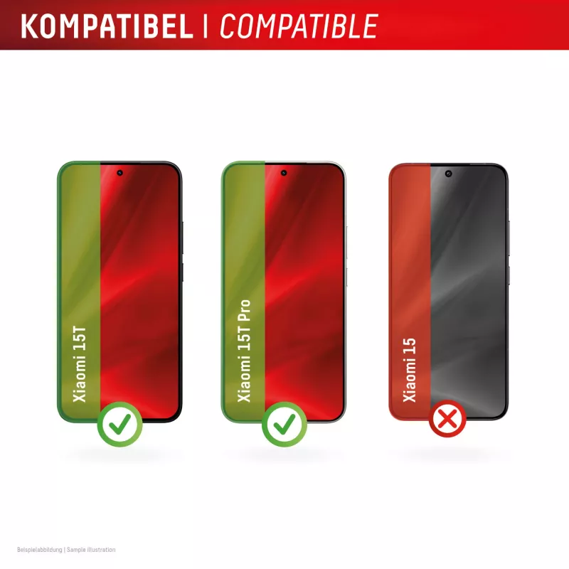 Displex Smart Glass (9H) apsauginis stiklas Xiaomi 15T / 15T Pro, montavimo lipdukas, skaidrus