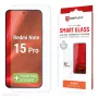 Apsauginis stiklas Tempered Smart Glass e.v.i. Xiaomi Redmi Note 15 Pro (9H), montavimo lipdukas, permatomas, 1 vnt.