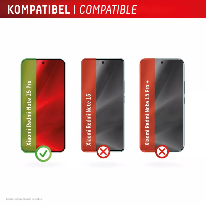 Apsauginis stiklas Tempered Smart Glass e.v.i. Xiaomi Redmi Note 15 Pro (9H), montavimo lipdukas, permatomas, 1 vnt.