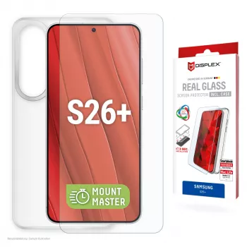 Displex Screen Protector + Dėklas Samsung S26+, atsparus įbrėžimams
