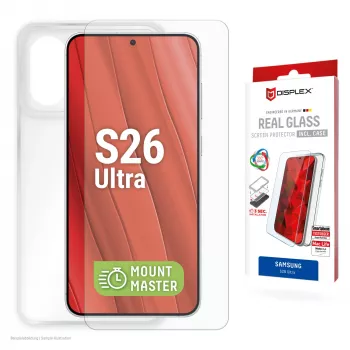 Displex Screen Protector + Dėklas Samsung S26 Ultra, atsparus įbrėžimams