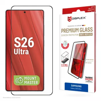 Displex Premium Screen Protector (Full Cover, 10H), skirta Samsung S26 Ultra