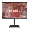 Monitorius AOC E4 X24E4U 61 cm (24 col.) 1920 x 1200 pikselių Full HD LED juodas