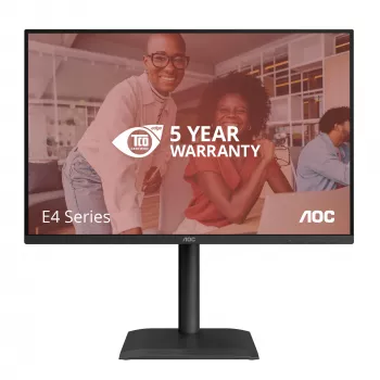 Monitorius AOC E4 X24E4U 61 cm (24 col.) 1920 x 1200 pikselių Full HD LED juodas