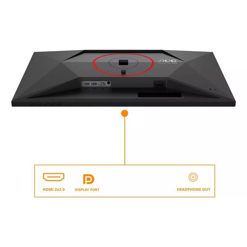 AOC G4 27G4ZR monitorius 68.6 cm (27 colių) 1920 x 1080 pikselių Full HD LED juodas, raudonas