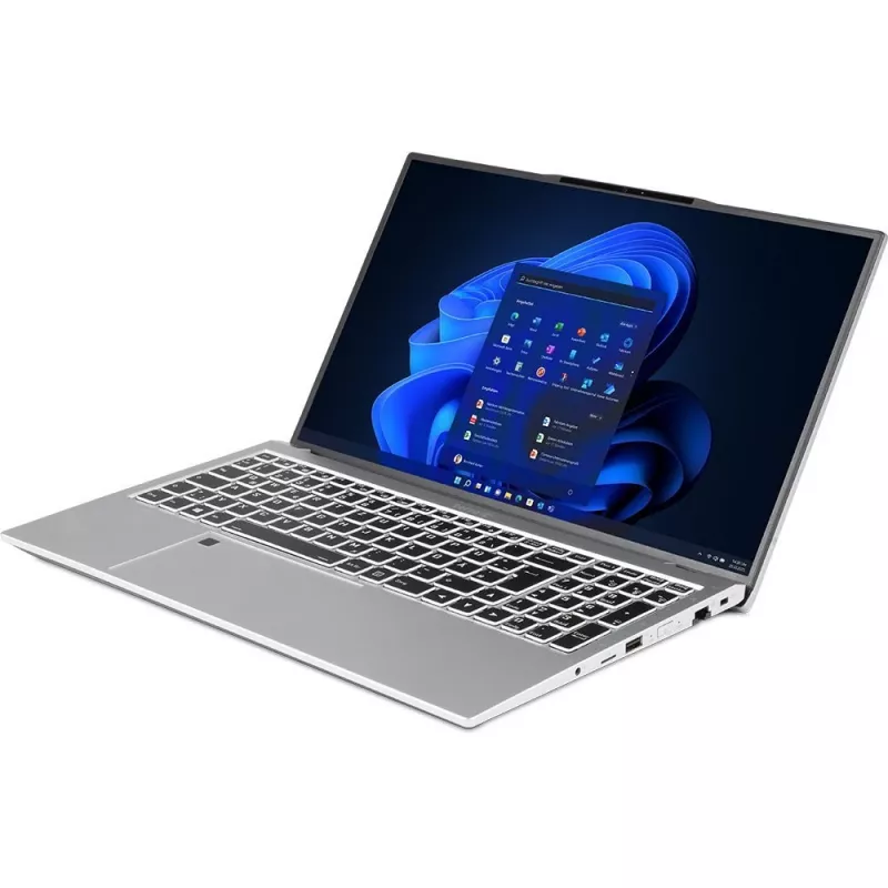 Nešiojamas kompiuteris TERRA MOBILE US1220800 Intel Core i7-1355U 15.6 inch Full HD 16 GB DDR5 512 GB SSD Wi-Fi 6 Windows 11 Pro sidabrinis