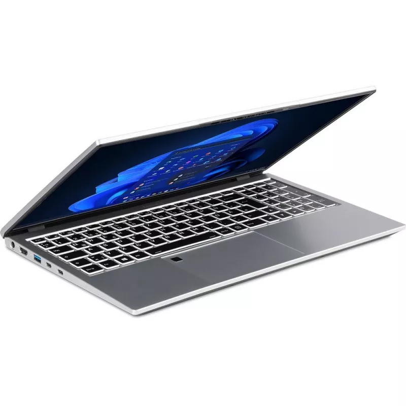 Nešiojamas kompiuteris TERRA MOBILE US1220800 Intel Core i7-1355U 15.6 inch Full HD 16 GB DDR5 512 GB SSD Wi-Fi 6 Windows 11 Pro sidabrinis