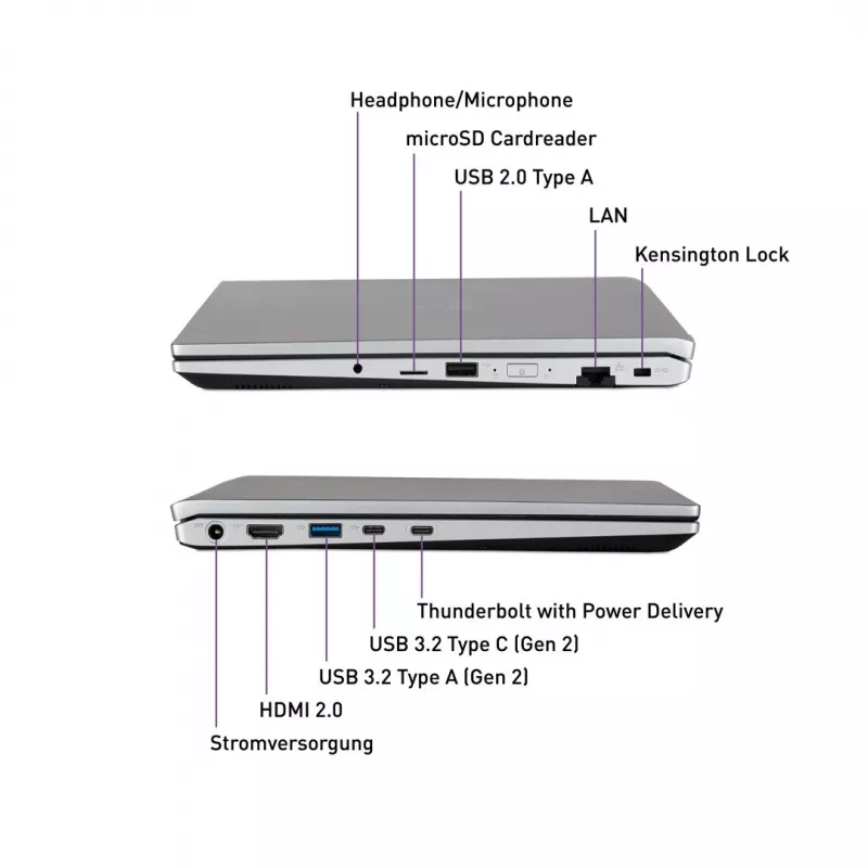 Nešiojamas kompiuteris TERRA MOBILE US1220800 Intel Core i7-1355U 15.6 inch Full HD 16 GB DDR5 512 GB SSD Wi-Fi 6 Windows 11 Pro sidabrinis