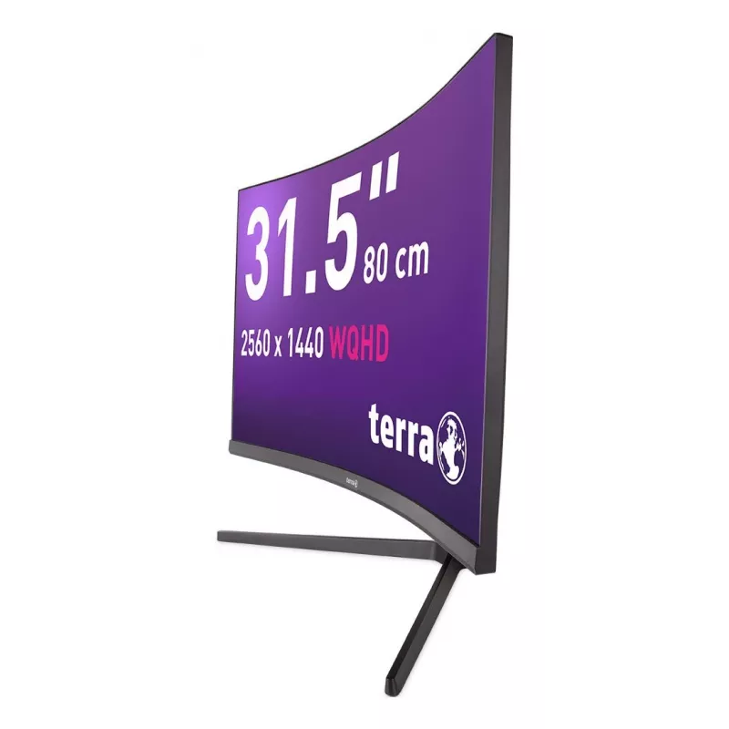 TERRA 3285W kompiuterio monitorius 80 cm (31,5 colio) 2560 x 1440 pikselių Wide Quad HD LCD juodas