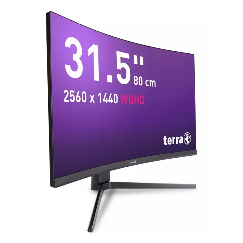 TERRA 3285W kompiuterio monitorius 80 cm (31,5 colio) 2560 x 1440 pikselių Wide Quad HD LCD juodas