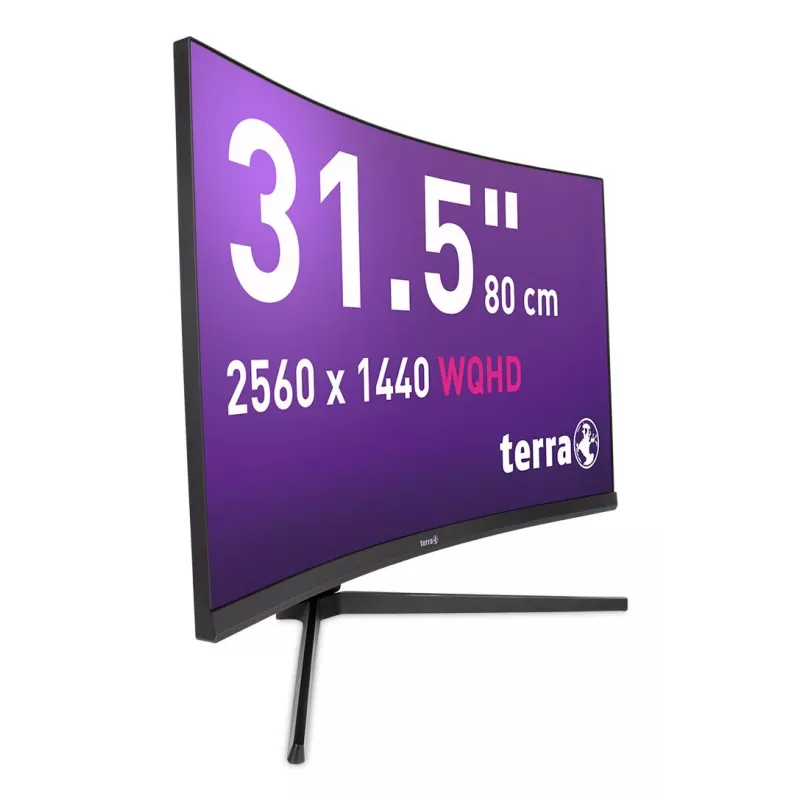 TERRA 3285W kompiuterio monitorius 80 cm (31,5 colio) 2560 x 1440 pikselių Wide Quad HD LCD juodas