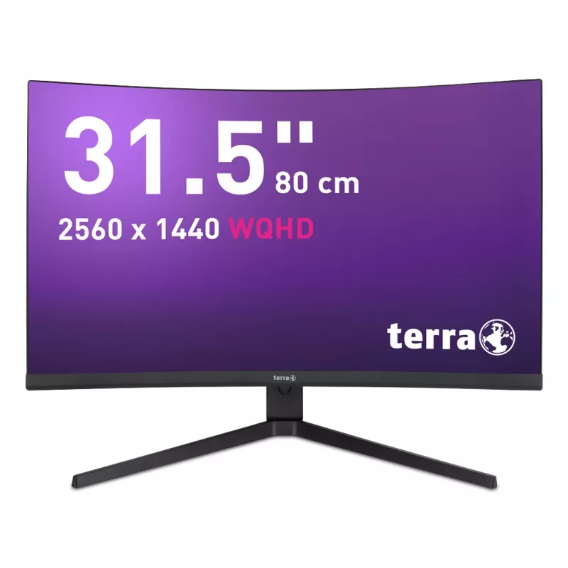 TERRA 3285W kompiuterio monitorius 80 cm (31,5 colio) 2560 x 1440 pikselių Wide Quad HD LCD juodas