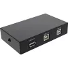 InLine USB 2.0 mechaninis jungiklis, USB-A įrenginys 2 kompiuteriams