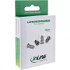 Varžtai ventiliatoriui InLine 5,0×10,0 mm nikeliuoti, 4 vnt. pakuotė