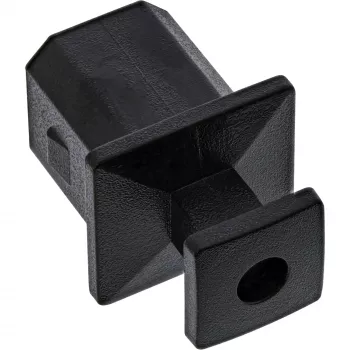 InLine Dust Cover USB-B moteriškam, juodas, 50 vnt.