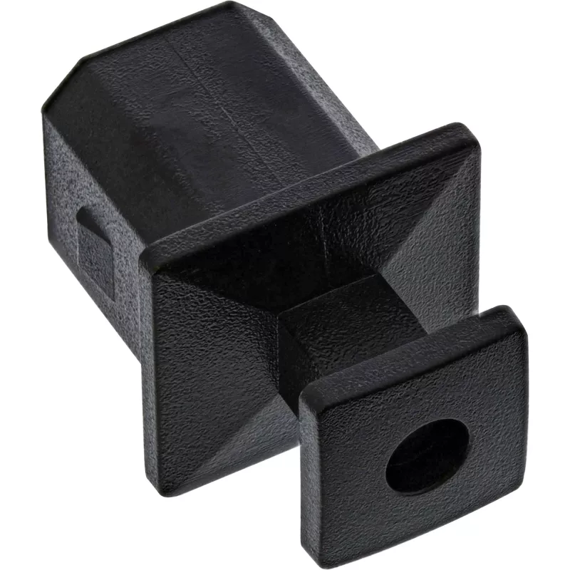 InLine Dust Cover USB-B moteriškam, juodas, 50 vnt.