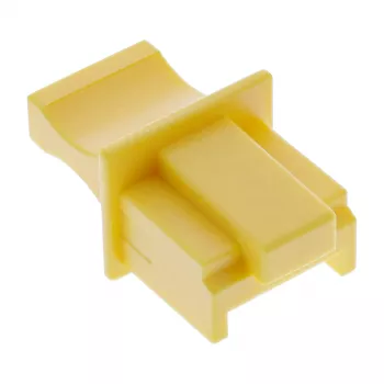 InLine Dulkių apsaugos dangtelis RJ45 lizdui, geltonas, 10 vnt.