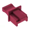 InLine Dust cover RJ45 kištukiniam lizdui, tamsiai raudona, 10 vnt.