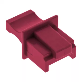 InLine Dust cover RJ45 kištukiniam lizdui, tamsiai raudona, 10 vnt.