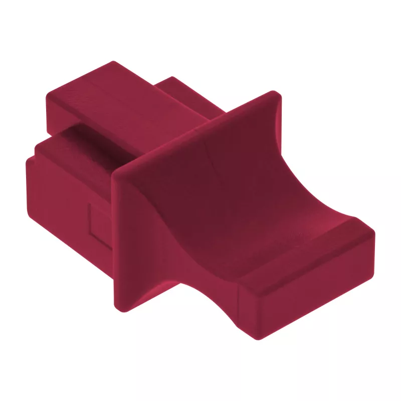 InLine Dust cover RJ45 kištukiniam lizdui, tamsiai raudona, 10 vnt.