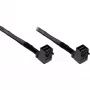 Mini SAS HD kabelis InLine SFF-8643 į SFF-8643, abiejuose galuose kampuotas, Sideband, 1 m