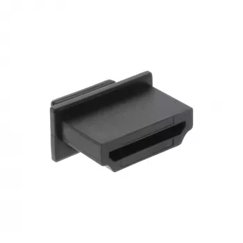 InLine dulkių dangtelis HDMI moteriškam lizdui, juodas, 10 vnt.