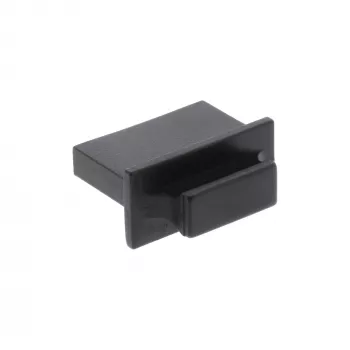 InLine dulkių dangtelis HDMI moteriškam lizdui, juodas, 10 vnt.