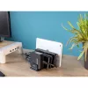 InLine daugiafunkcis stovas su 6 skyriais pasyviam laikymui ant stalo ar lentynos, juodas
