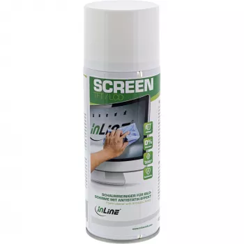 InLine Foam Cleaner valiklis ekranams su antistatiniu efektu, 400 ml – LCD/TFT/Plasma