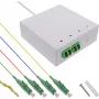 InLine FTTH prijungimo dėžutė su jau sumontuotu 4x LC/APC 9/125µm 10m kabeliu