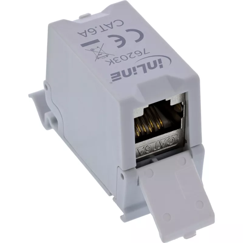 InLine 76203K keystone modulis, Cat.6A, RJ45, ekranuotas, cinkuotas korpusas