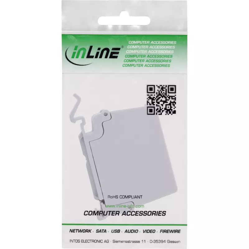 InLine 76203K keystone modulis, Cat.6A, RJ45, ekranuotas, cinkuotas korpusas