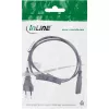 InLine 16151 maitinimo laidas su jungikliu, juodas, 1 m, CEE7/16 – IEC C7