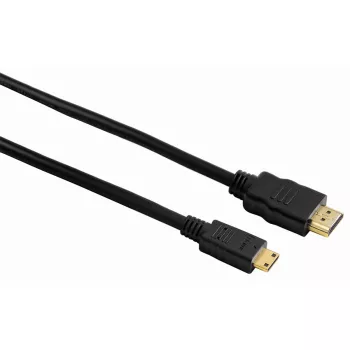 Hama HDMI 2 m laidas, HDMI A tipo (standartinis) – HDMI C tipo (Mini), juodas