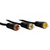 Hama 1.5m Scart - 3 RCA juodas