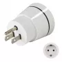 Hama 00223432 kištuko adapteris B tipas į C (Euro) + F tipas baltas