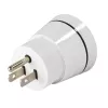 Hama 00223432 kištuko adapteris B tipas į C (Euro) + F tipas baltas