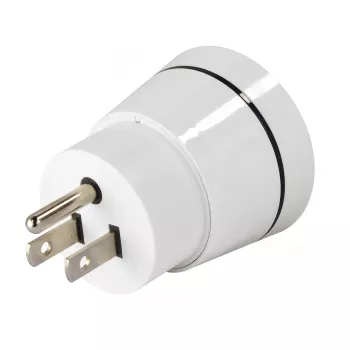 Hama 00223432 kištuko adapteris B tipas į C (Euro) + F tipas baltas