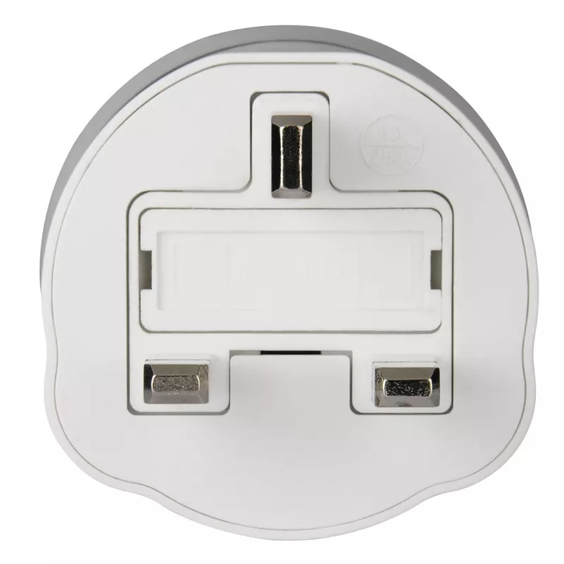 Hama 00223433 kištukinis adapteris, tipas G (JK) į tipą C (Eurokištukas)+F, baltas