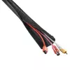 Hama 00220995 kabelių mova Universal Cable sleeve Juoda 1 vnt.